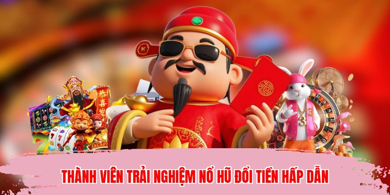 Thành viên trải nghiệm nổ hũ đổi tiền hấp dẫn